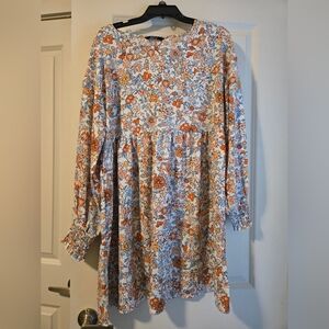 Dokotoo Floral Dress Large